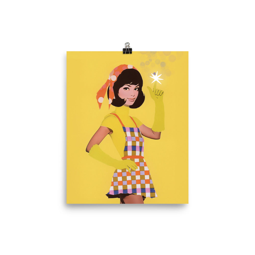 Searching For Mr. Clean Poster Print