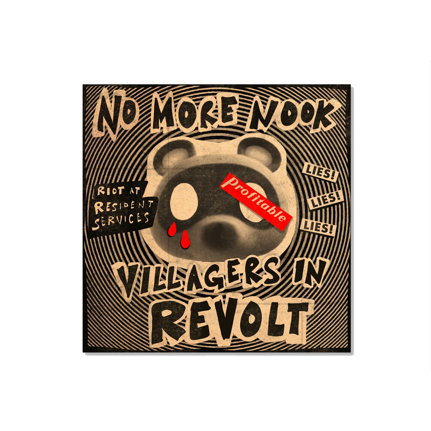 No More Nook 3" Sticker