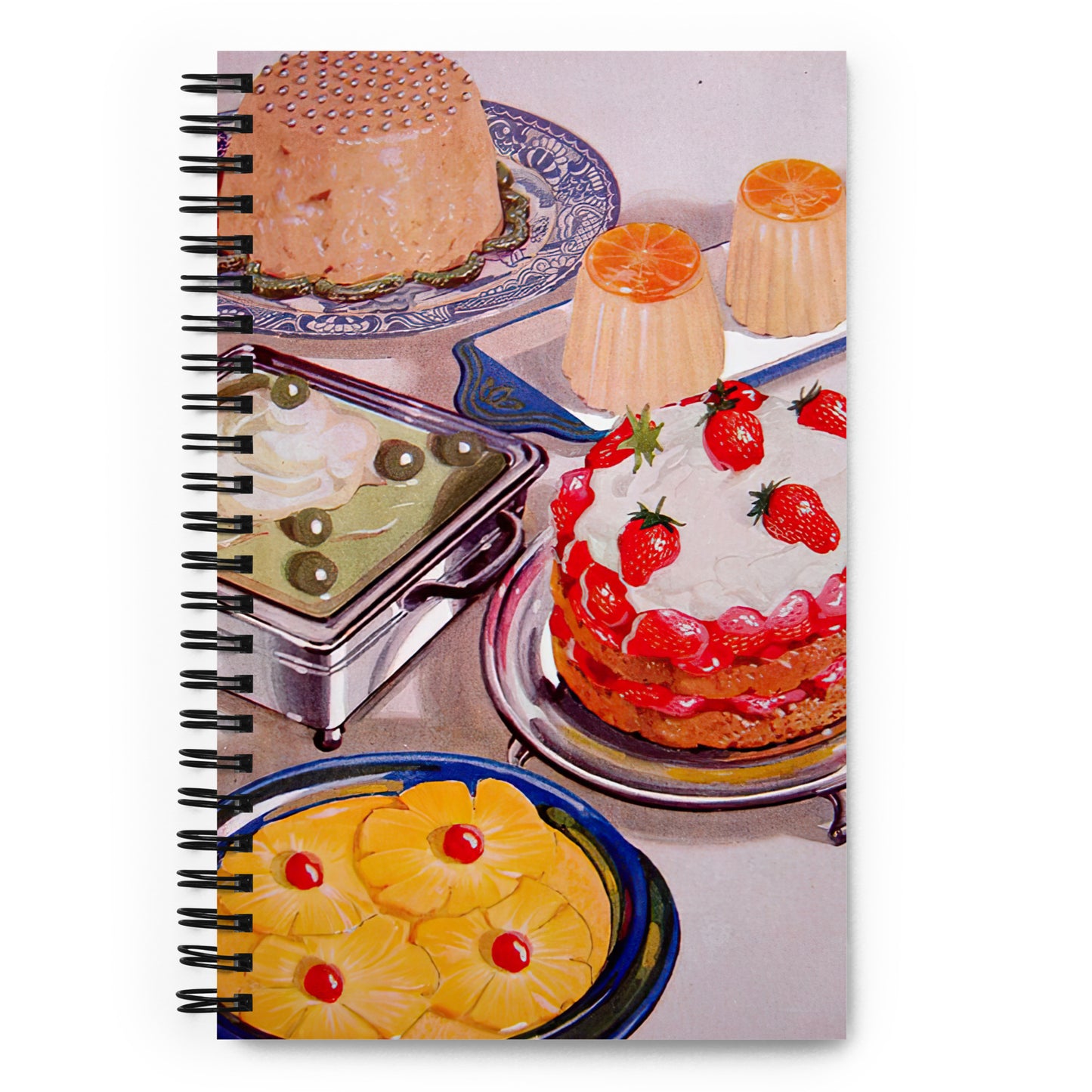 Retro Food Spiral Notebooks