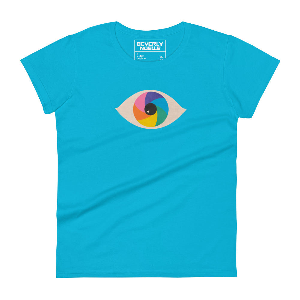 Rainbow Eye Girly T-Shirt